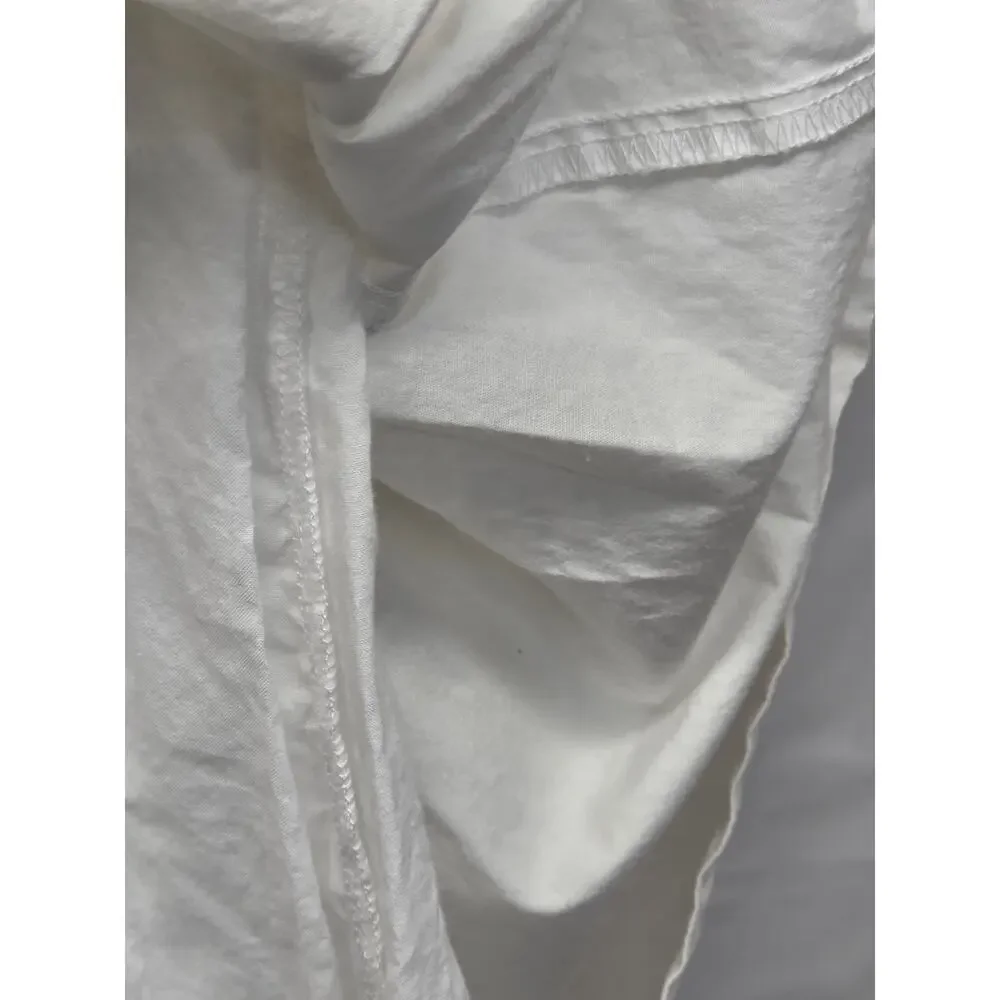 J.Crew White Tiered Midi Dress Size 8 - Picture 6 of 11
